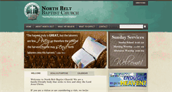 Desktop Screenshot of northbeltbaptist.org